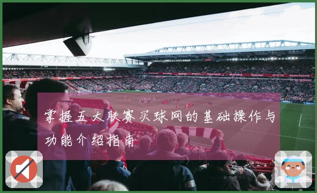 掌握五大联赛买球网的基础操作与功能介绍指南