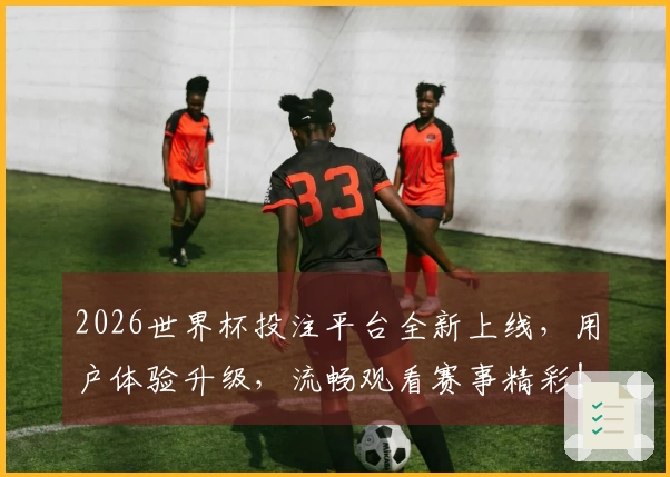2026世界杯投注平台全新上线，用户体验升级，流畅观看赛事精彩！